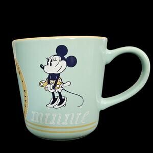 Disney Minnie Mickey Monogram M Mug Disney Store Ceramic Cup